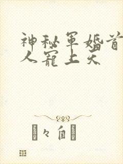 神秘军婚首长大人宠上天