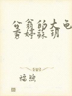 公翁的大龟挺进秀婷苏玥封面