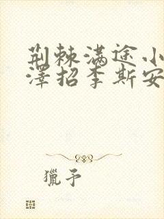 荆棘满途小说李泽招李斯安封面