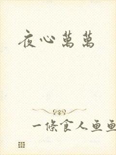 夜心万万