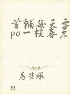 首辅每天要不够po一枝春免费阅读封面