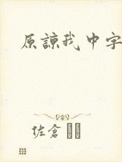 原谅我中字