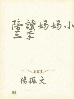 陪读妈妈小说第三季封面