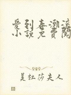 爱到春潮滚滚来小说免费阅读