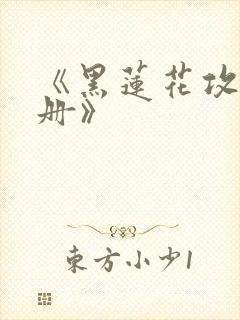 《黑莲花攻略手册》封面