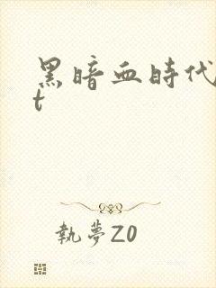 黑暗血时代txt封面