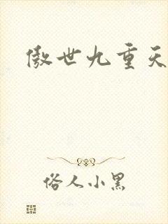 傲世九重天小说