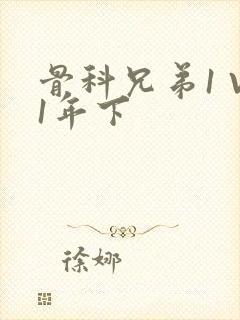 骨科兄弟1 V1年下封面