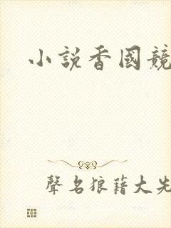 小说香国竞艳封面