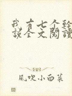 我有七个干妈小说全文阅读