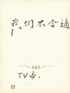 我们不合适1V1封面