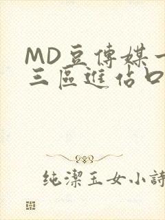 MD豆传媒一二三区进站口