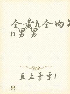 全黄h全肉短篇n男男