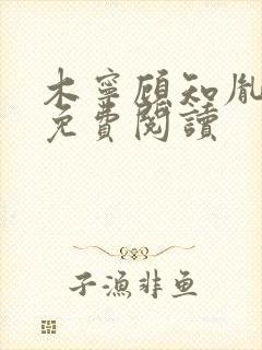 木宁顾知胤小说免费阅读封面