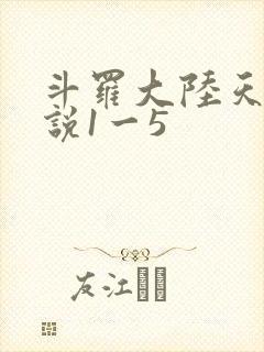 斗罗大陆天狂传说1一5
