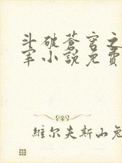 斗破苍穹之大主宰小说免费阅读全文封面