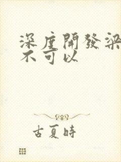 深度开发梁医生不可以