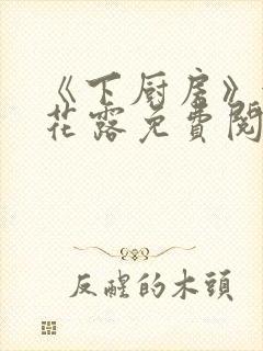 《下厨房》金银花露免费阅读封面