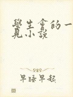 学生会的一己之见小说