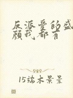 反派爱的盛世美颜我都有封面