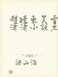 赵晓东吴雪晴王潇潇小说免费阅读