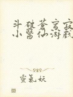 斗破苍穹寂寞的小医仙游戏世界