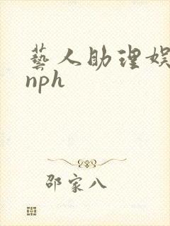 艺人助理娱乐圈nph封面