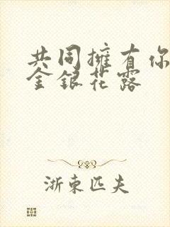 共同拥有你by金银花露