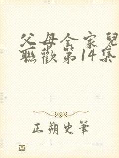 父母全家儿女大联欢第14集