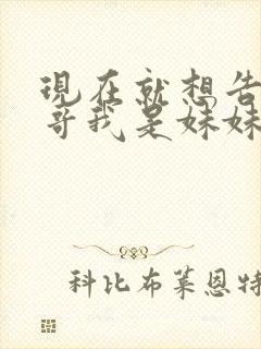 现在就想告诉哥哥我是妹妹封面