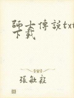 师士传说txt下载封面