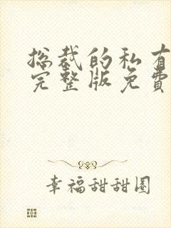 总裁的私有宝贝完整版免费阅读封面