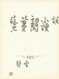 苏若初小说全文免费阅读