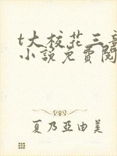 t大校花三部曲小说免费阅读全文