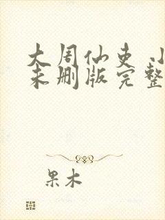 大周仙吏 小说未删版完整