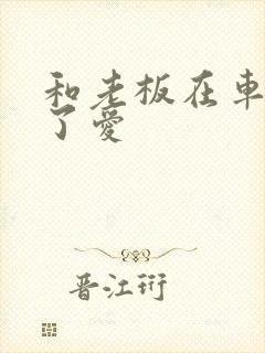 和老板在车里做了爱