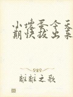 小坏蛋今天危险期快拔出来封面