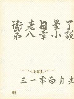 卫老日晕了淑蓉第八章小说