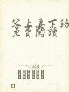 父上妻下的小说免费阅读