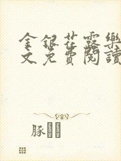 金银花露乐可全文免费阅读在线封面