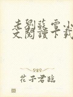 老刘苏雪小说全文阅读下载封面