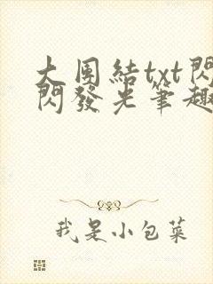 大团结txt闪闪发光笔趣阁