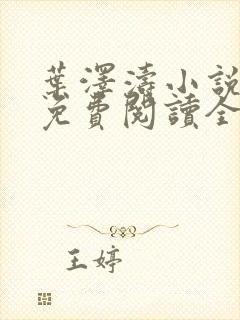 叶泽涛小说全文免费阅读全文封面