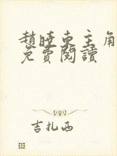 赵晓东主角小说免费阅读封面