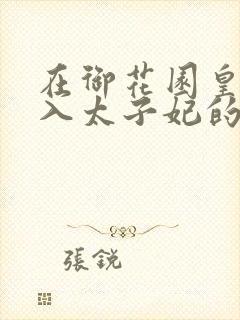 在御花园皇上进入太子妃的小说