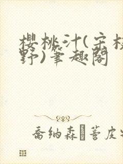 樱桃汁(宋枝江野)笔趣阁