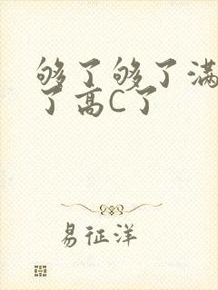 够了够了满到C了高C了封面