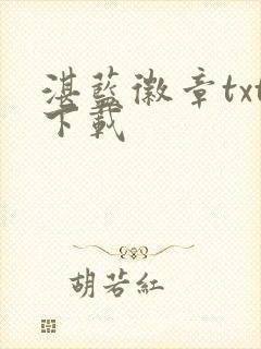 湛蓝徽章txt下载