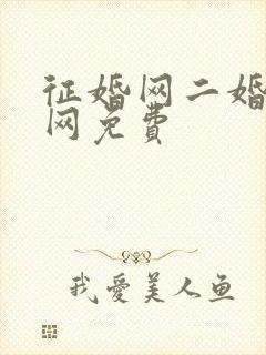 征婚网二婚正规网免费封面