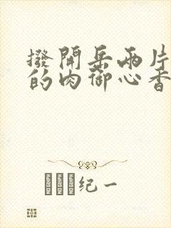 拨开岳两片肥嫩的肉御心香帅